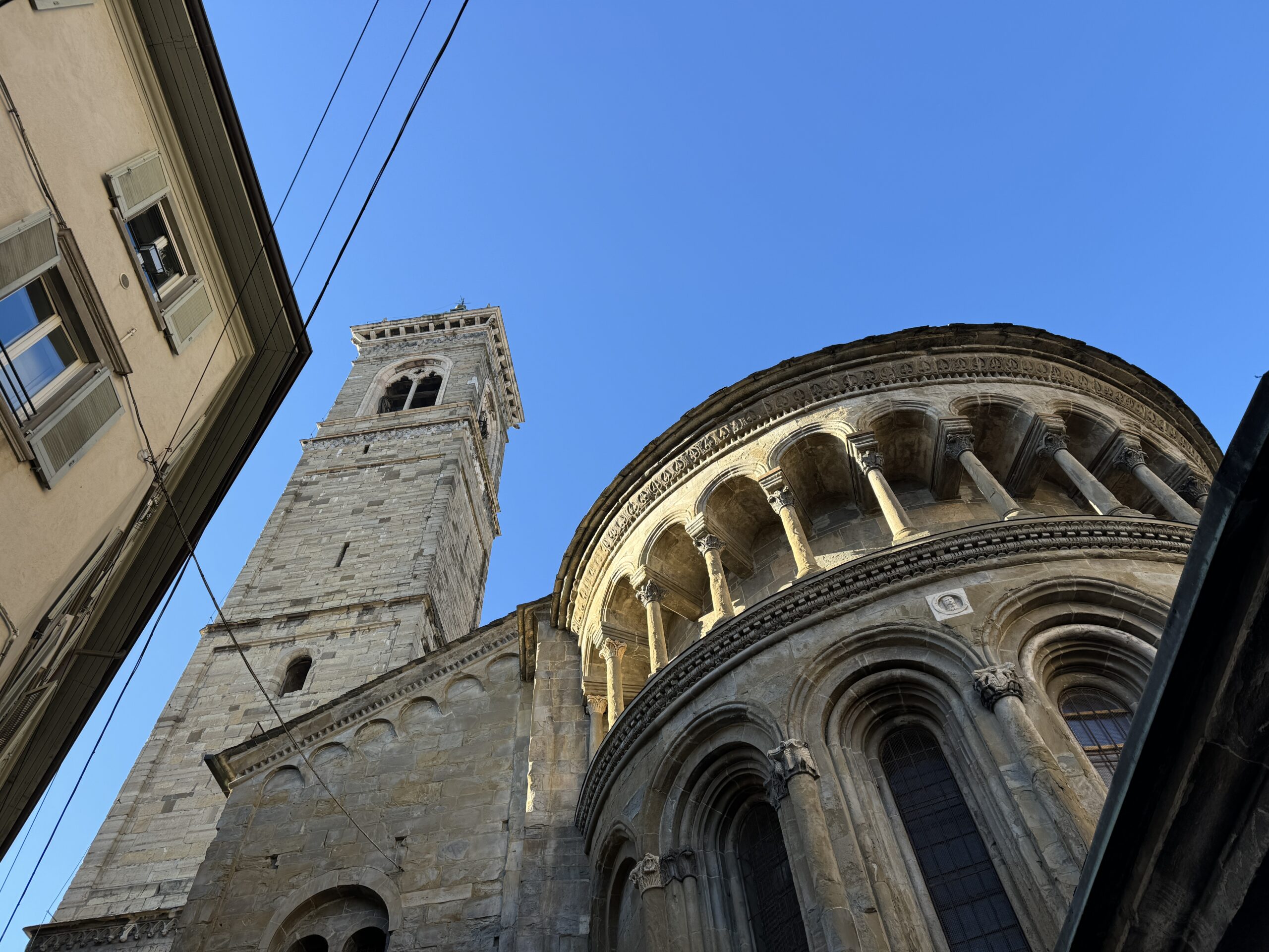 Back of Basilica di Santa Maria Maggiore Bergamo