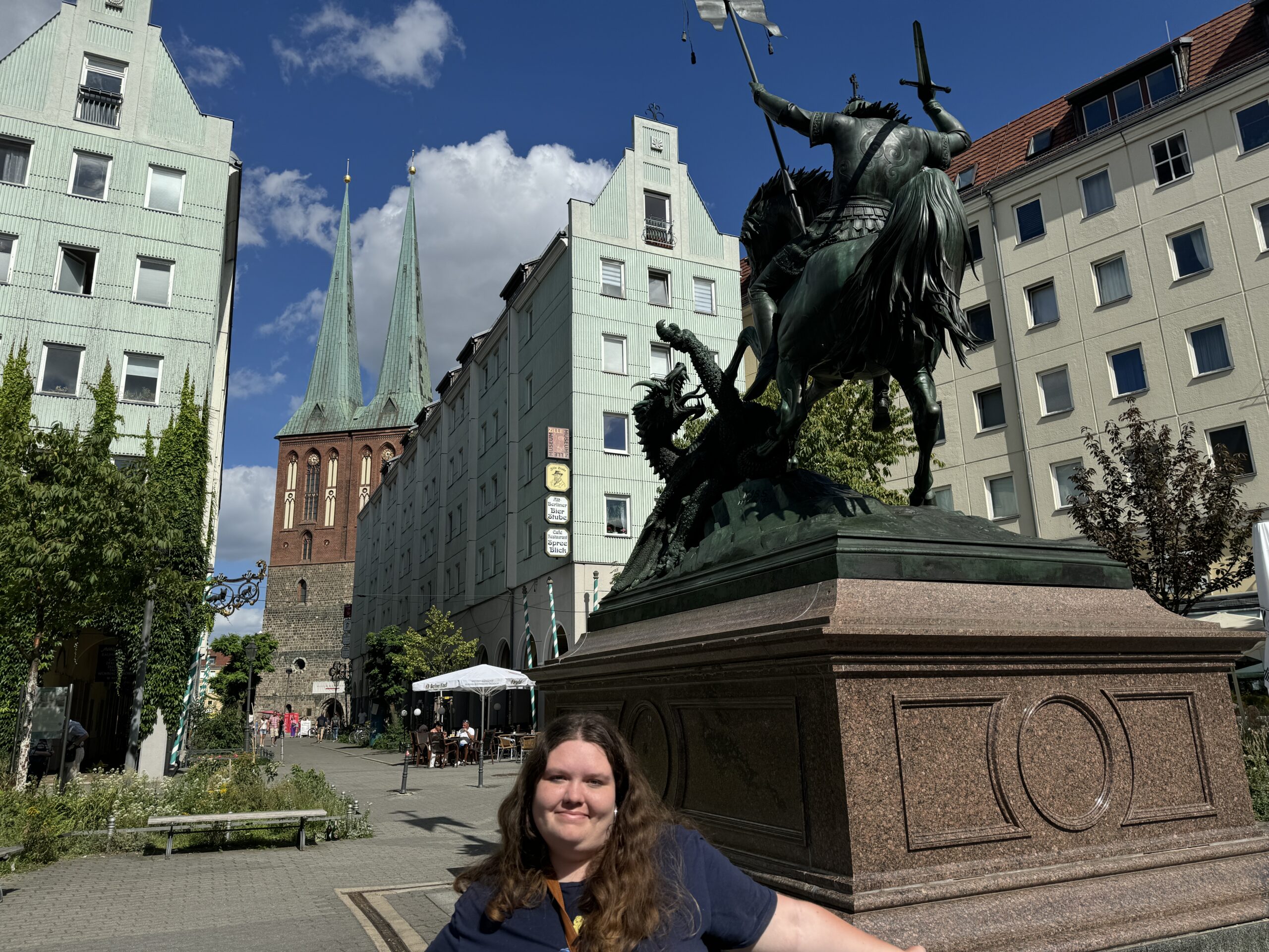 St George and the Dragon Statue Berlin